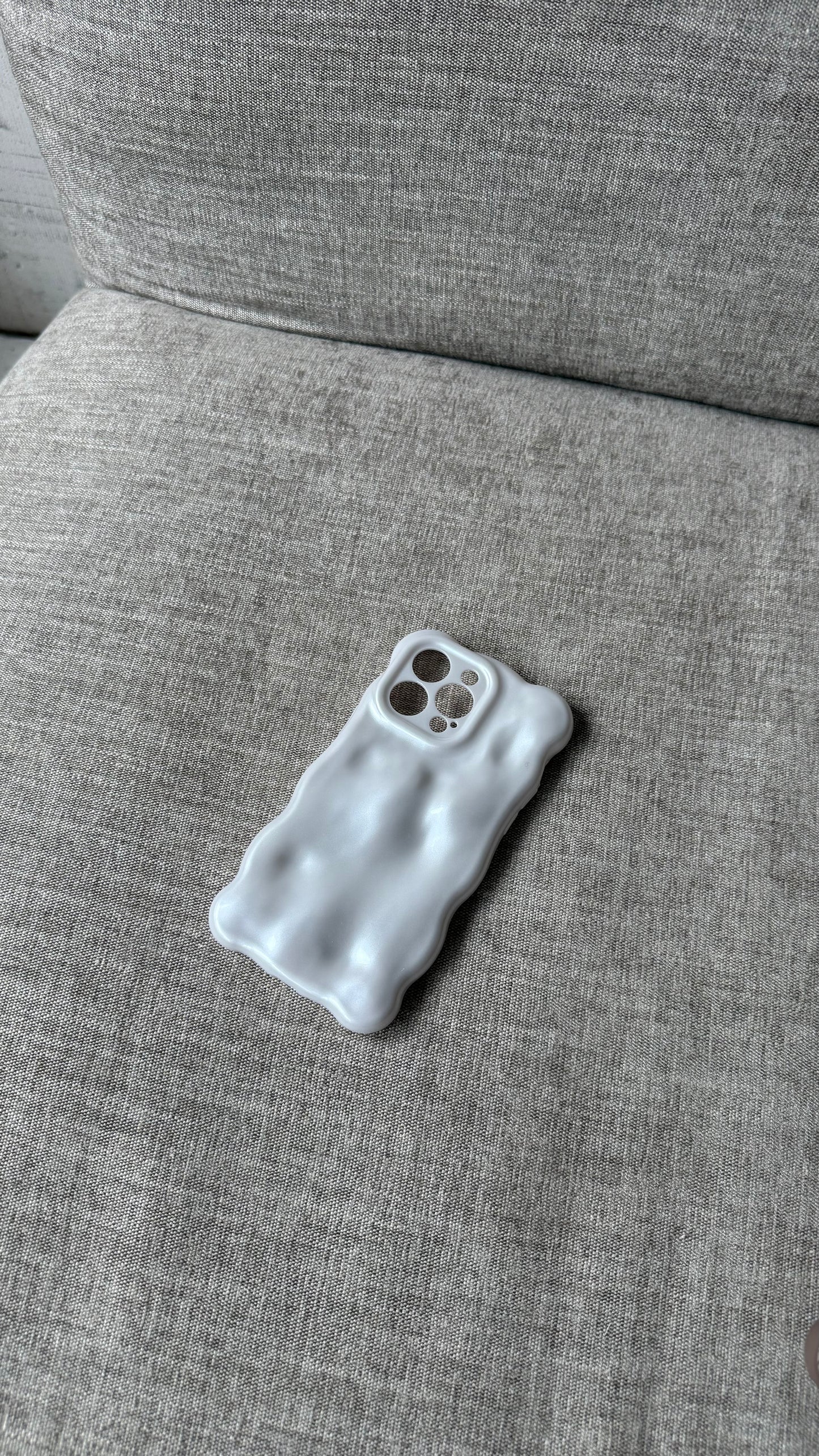Hoesje bubbel parelmoer