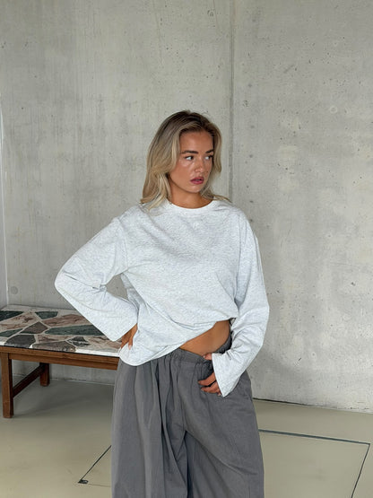 Noeloe longsleeve grijs
