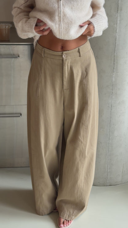 Broek camel