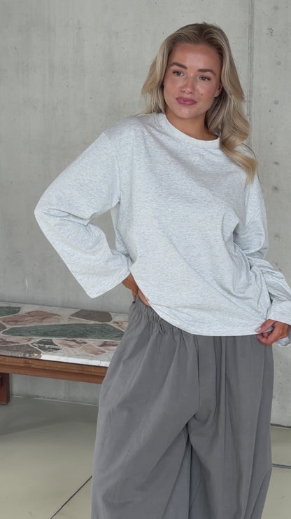 Noeloe longsleeve grijs