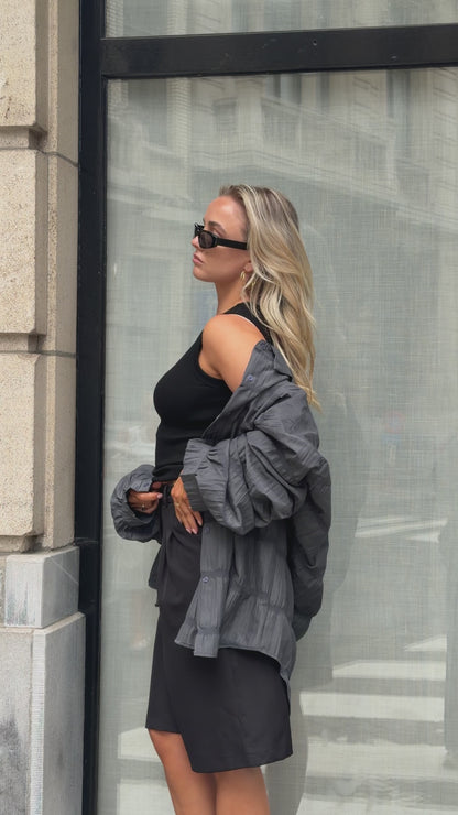 Noeloe tanktop zwart